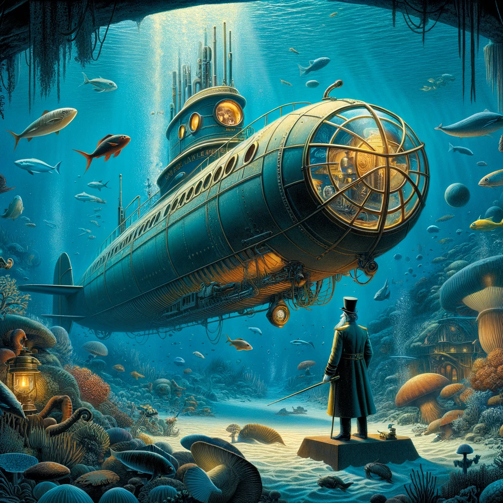 En este momento estás viendo 20000 leguas de viaje submarino el libro: Descubre la aventura en las profundidades marinas